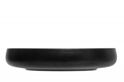 Керамична основна чиния Robuste 21 см, черен мат с повърхност стил чугун MAKU, Tammer Brands Финландия