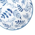 Порцеланова купичка 16 см NAVIA BLUE LEAF, сини листа, HOMLA Полша