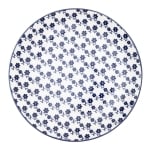 Порцеланова чиния за основно ястие 27 см NAVIA BLUE FLOWER, сини цветя, HOMLA Полша