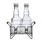 Комплект диспенсъри за вода или сок с кранче и метална стойка EMICA, 2 x 2.3 литра, HOMLA Полша
