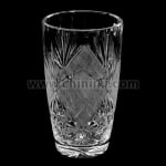 Виолета кристална ваза за цветя 22 см, Zawiercie Crystal